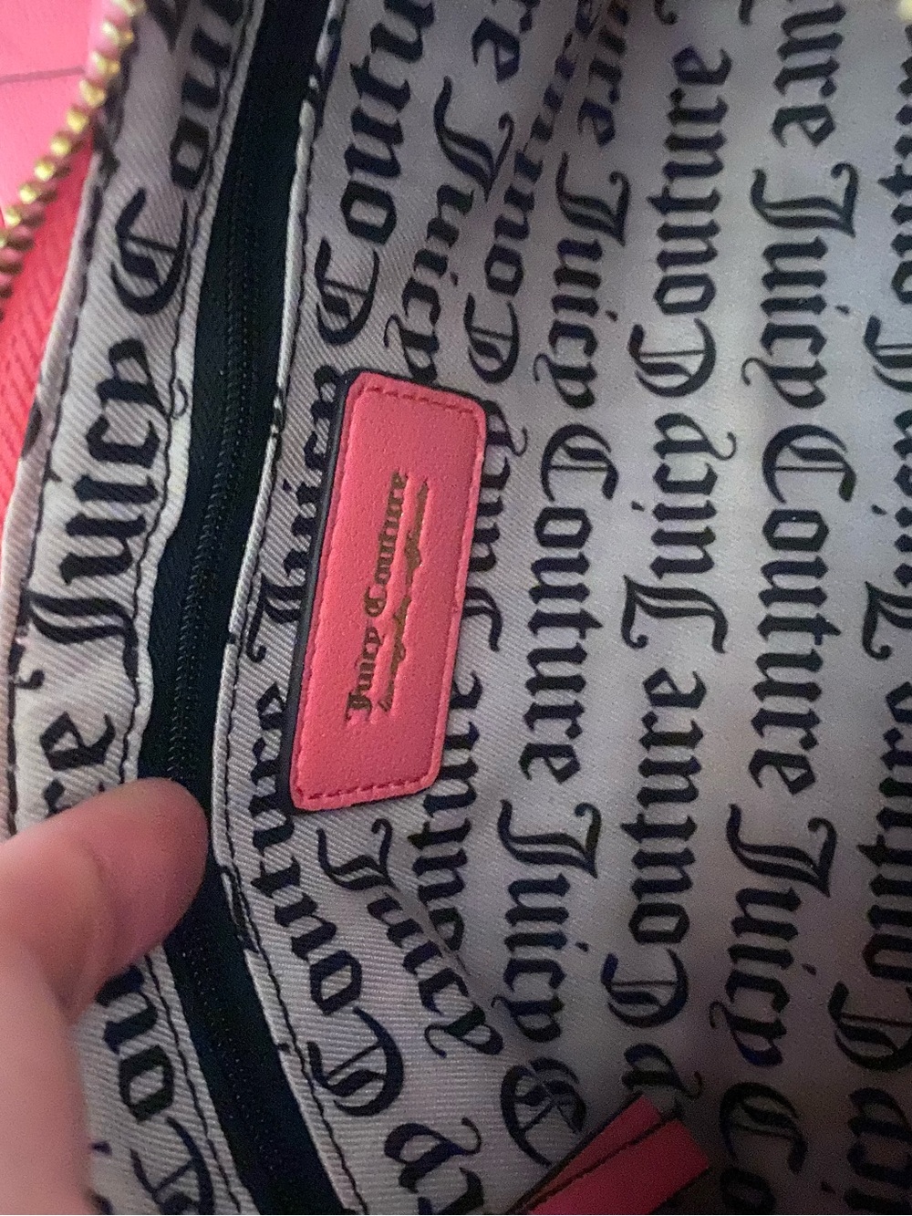 Juicy Couture Light‎ Pink Embroidered Strawberry Shoulder Bag - Picture 11 of 13